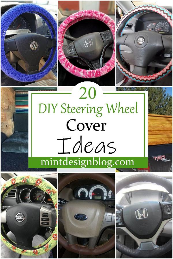 DIY Steering Wheel Cover Ideas 1