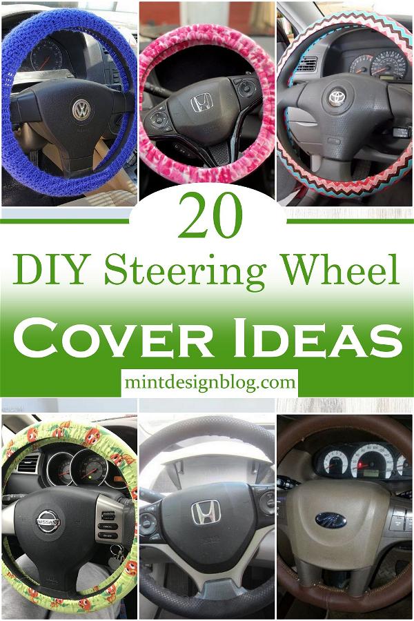 DIY Steering Wheel Cover Ideas 2