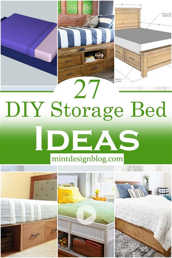 DIY Storage Bed Ideas 1