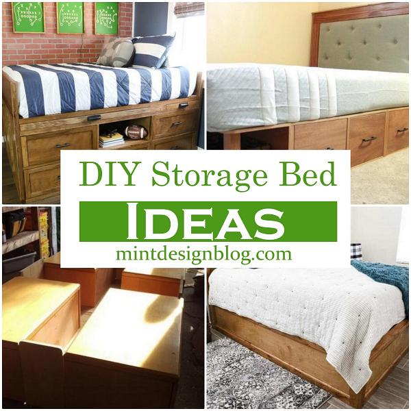 27 Creative DIY Storage Bed Ideas For Every Room - Mint Design Blog