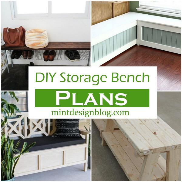 DIY Storage Bench Plans