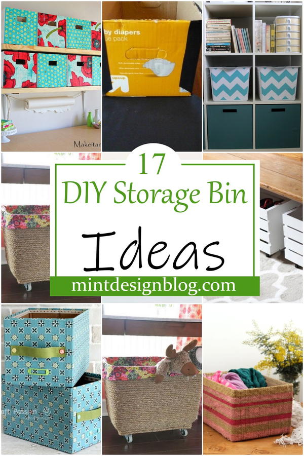 DIY Storage Bin Ideas 1