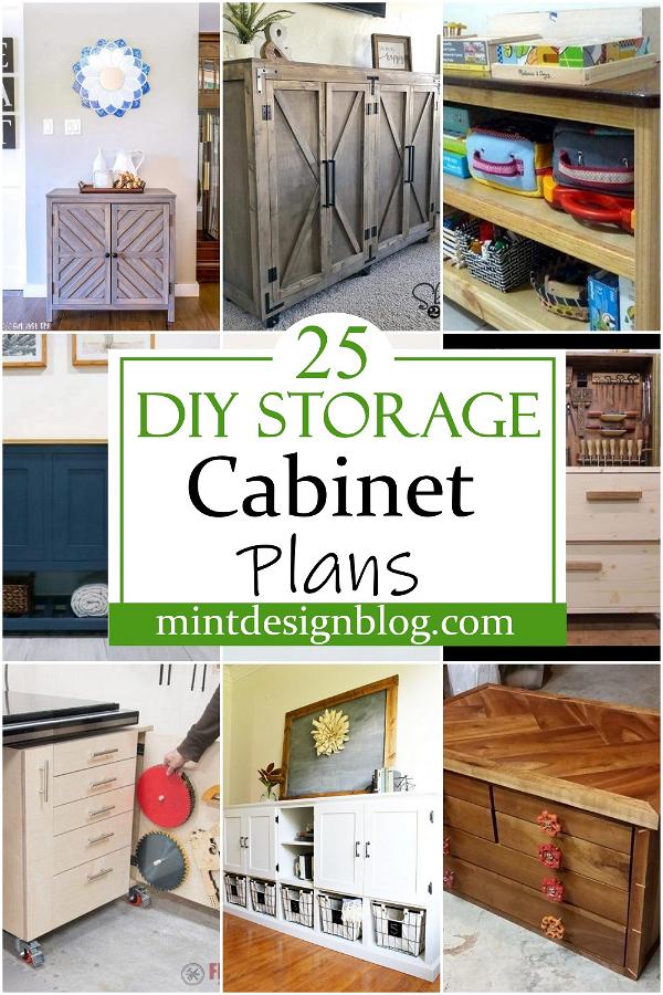 DIY Storage Cabinet Plans 2