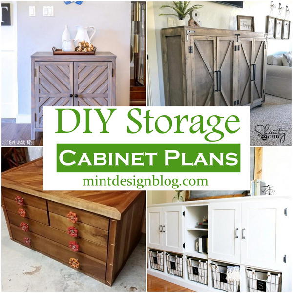 DIY Storage Cabinet Plans