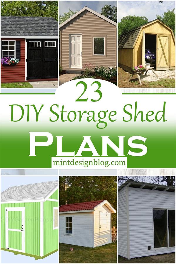 DIY Storage Shed Plans 1