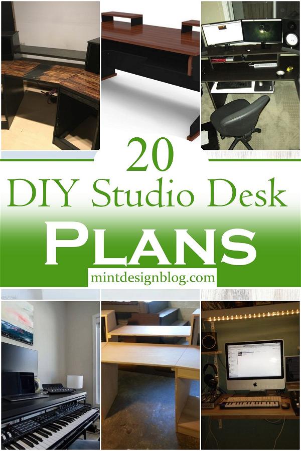DIY Studio Desk Plans 1