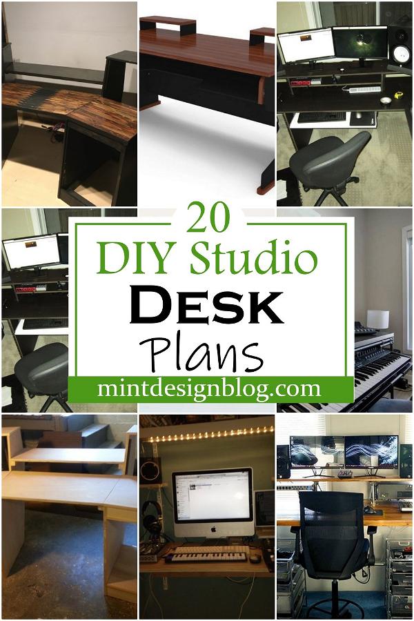 DIY Studio Desk Plans 2