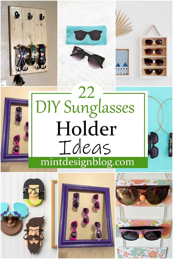 Renter Friendly DIY Sunglasses Holder for End of Summer Storage