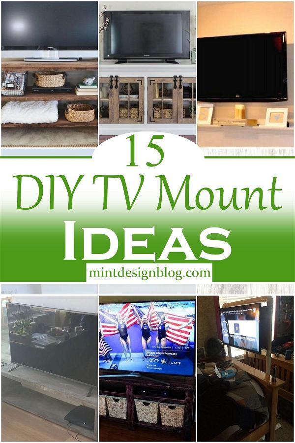 DIY TV Mount Ideas 1