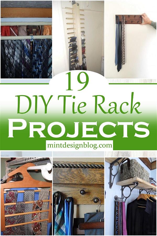 DIY Tie Rack Projects 1