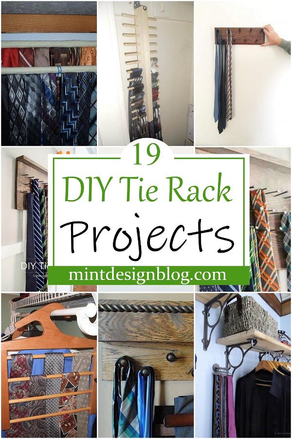 DIY Tie Rack Projects 2