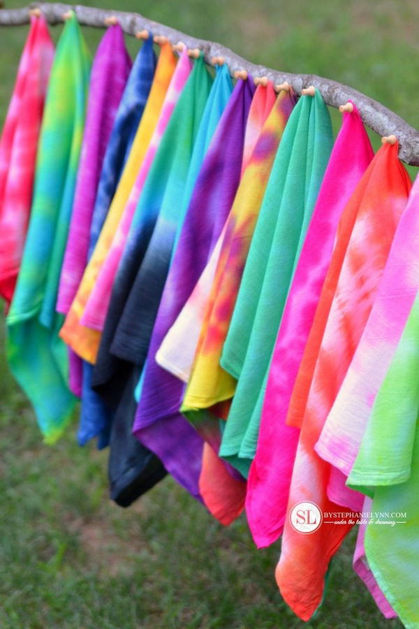 DIY Tie-dye Folding Techniques