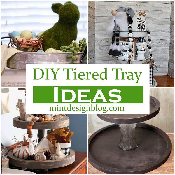 20 DIY Tiered Tray - How Do You Make a Tiered Tray - Mint Design Blog