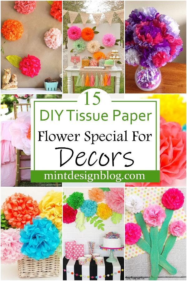 DIY Tissue Paper Flower Special For Decors 1