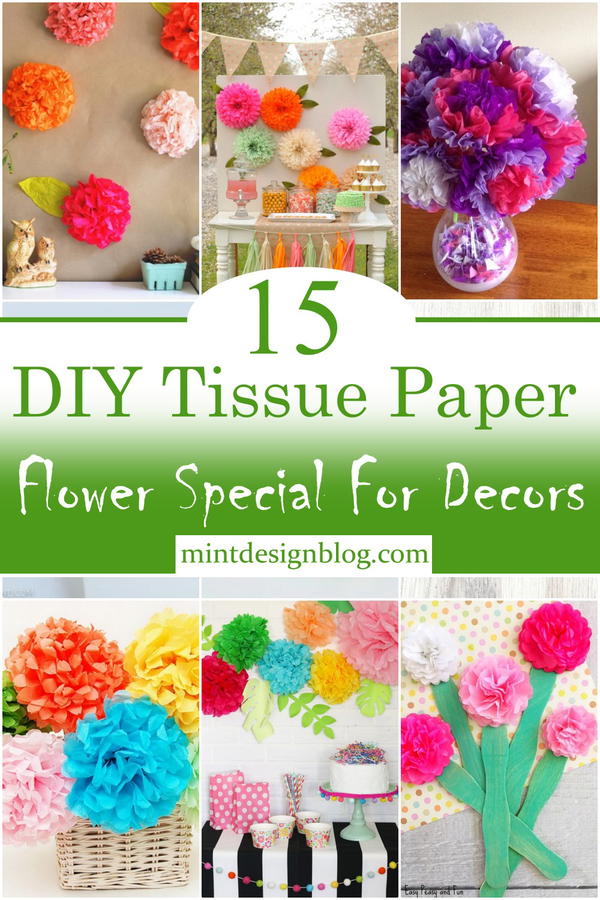 DIY Tissue Paper Flower Special For Decors 2