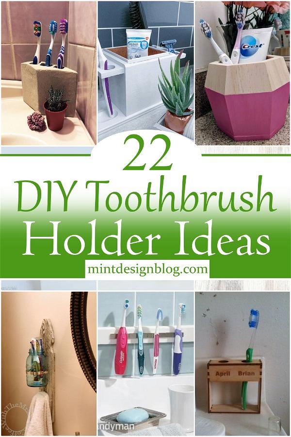 DIY Toothbrush Holder Ideas 2