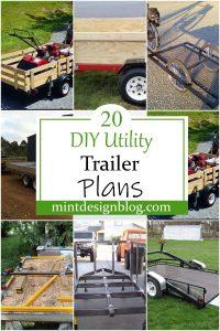 20 DIY Utility Trailer Plans - Mint Design Blog