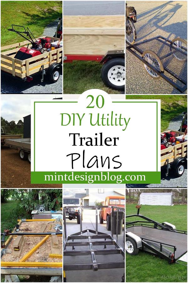 DIY Utility Trailer Plans 1