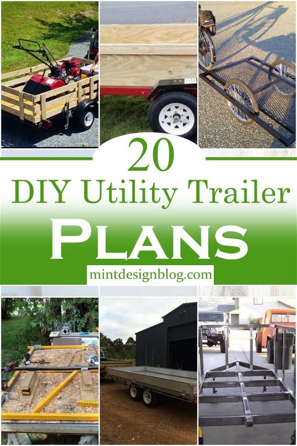 20 DIY Utility Trailer Plans - Mint Design Blog