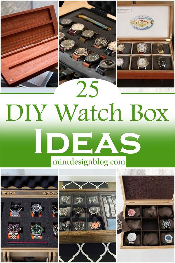 DIY Watch Box Ideas 1