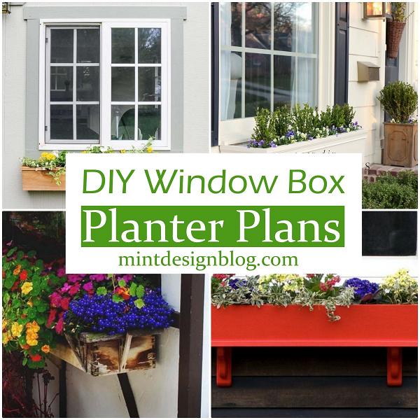 DIY Window Box Planter Plans