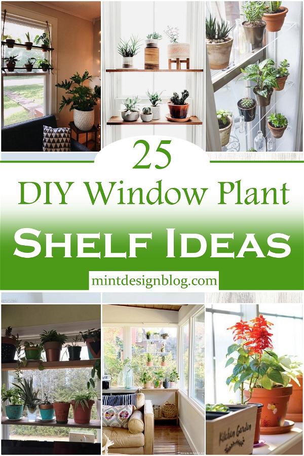 DIY Window Plant Shelf Ideas 1