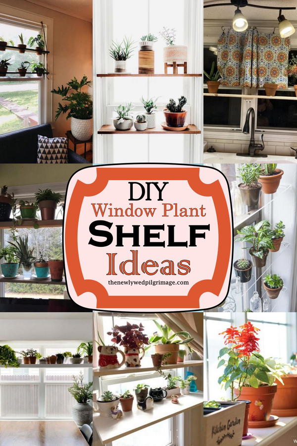 25 DIY Window Plant Shelf Ideas - Mint Design Blog