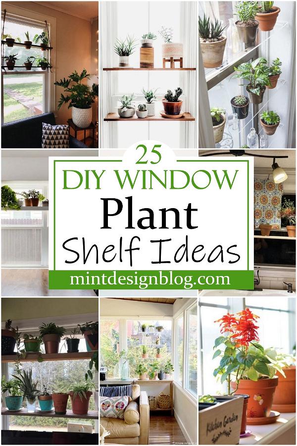 DIY Window Plant Shelf Ideas 2