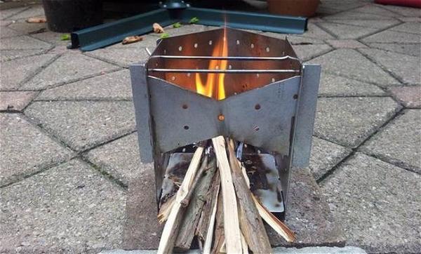 DIY Wood Burning Camp Stove
