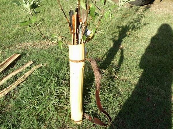 DIY Wooden Arrow Quiver