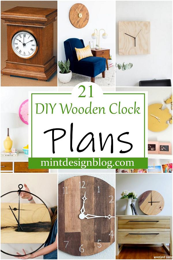 DIY Wooden Clock Plans 2