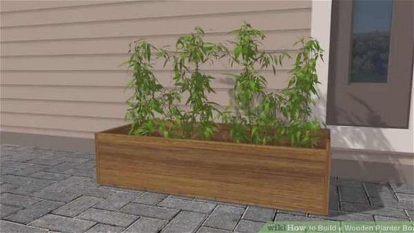 DIY Wooden Planter Box