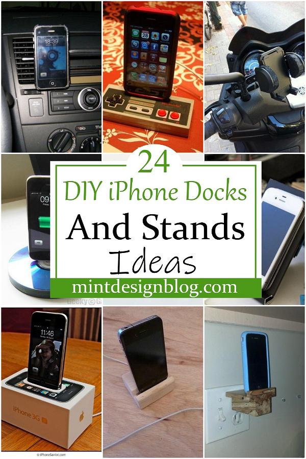 DIY iPhone Docks And Stands Ideas 2