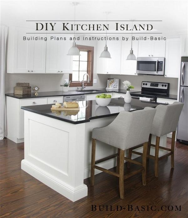 Deluxe DIY Kitchen Island