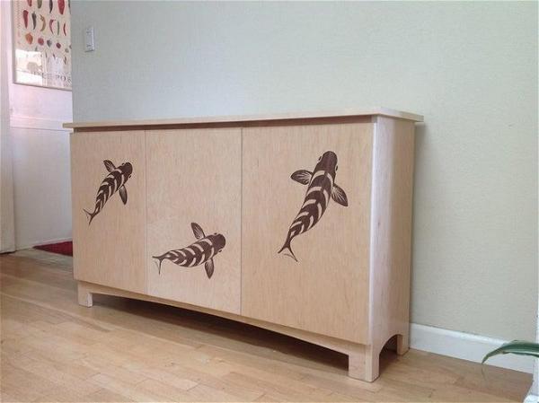 Designed Wood Sideboard DIY