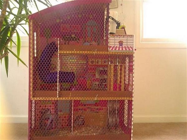 Doll House Hamster Cage