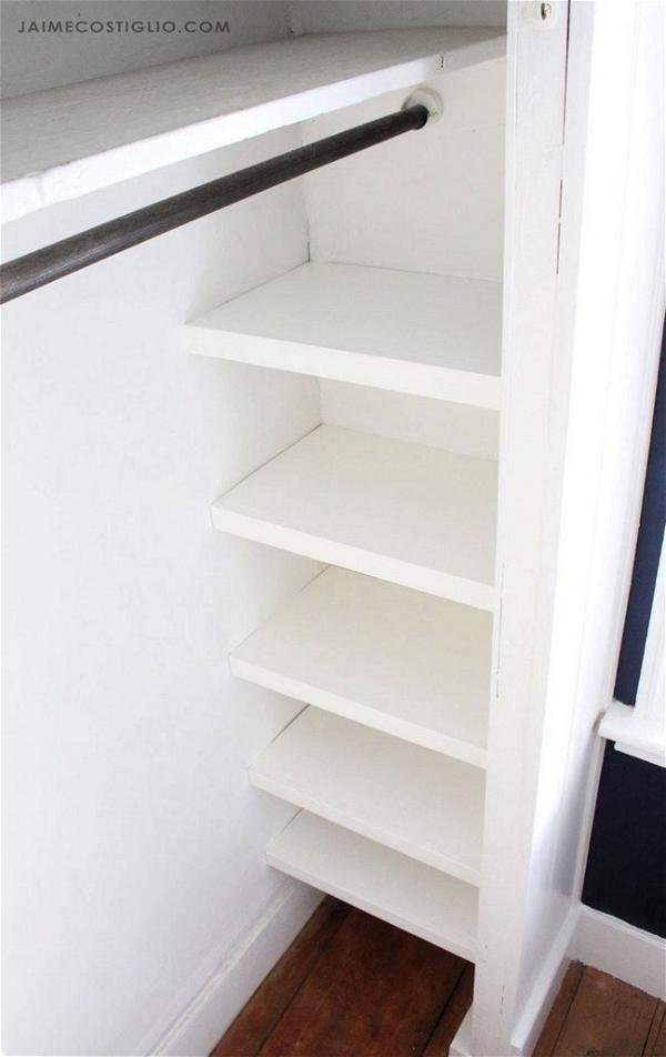 Easy Closet Shelves DIY