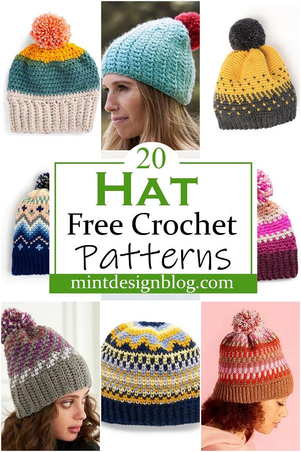 Easy Crochet Hat Patterns 1