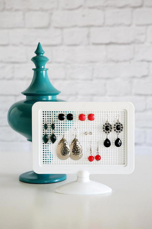 Easy DIY Earring Holder 2