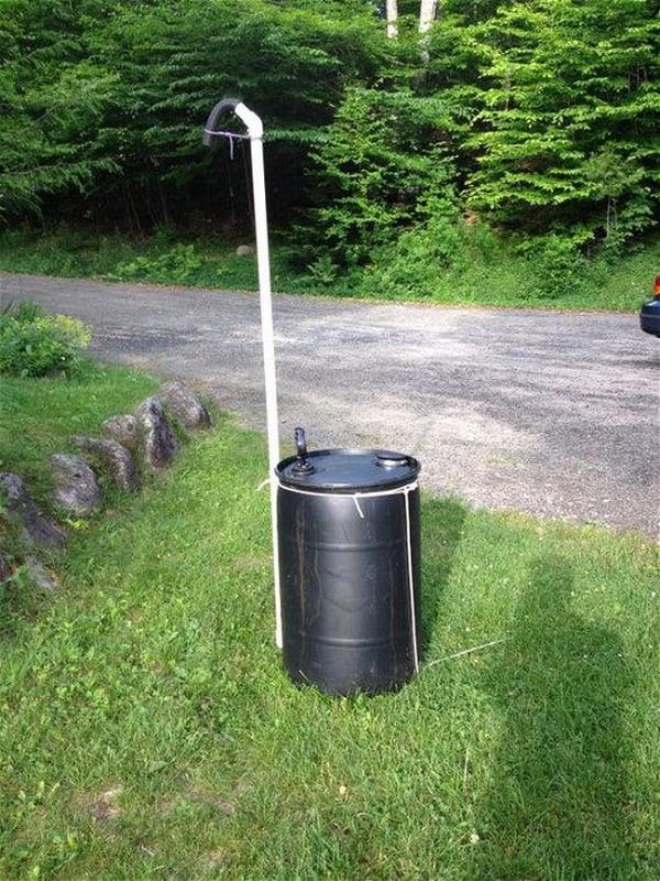 Easy Outdoor Shower DIY