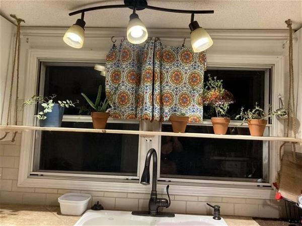 Easy Window Plant Shelf