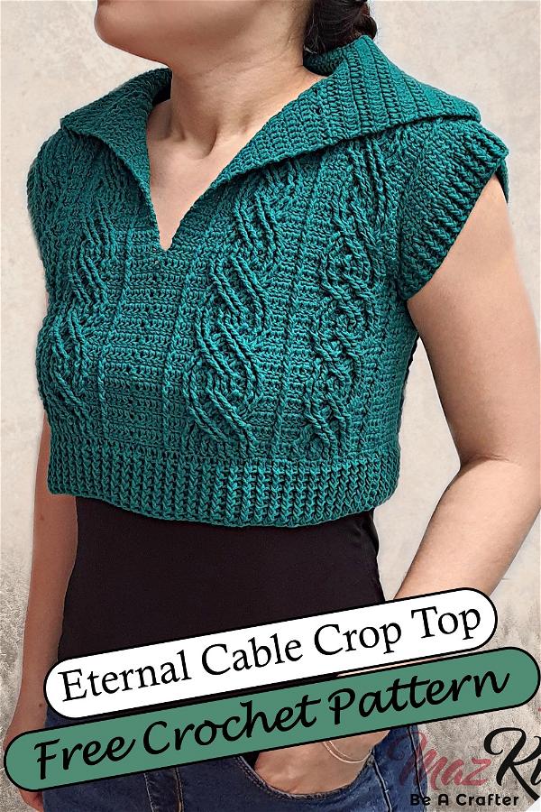 Eternal Cable Crop Top