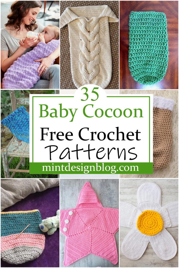 Free Crochet Baby Cocoon Patterns 1