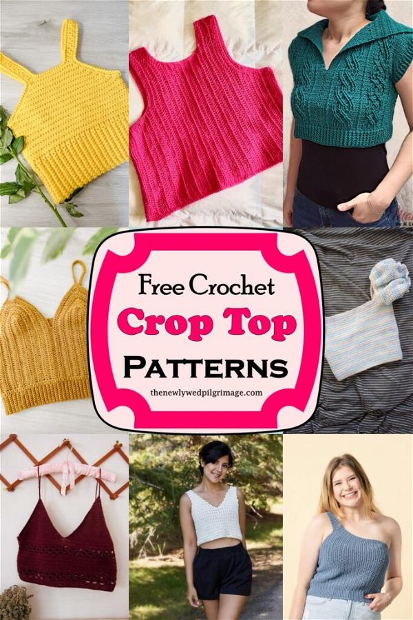 25 Free Crochet Crop Top Patterns - Mint Design Blog