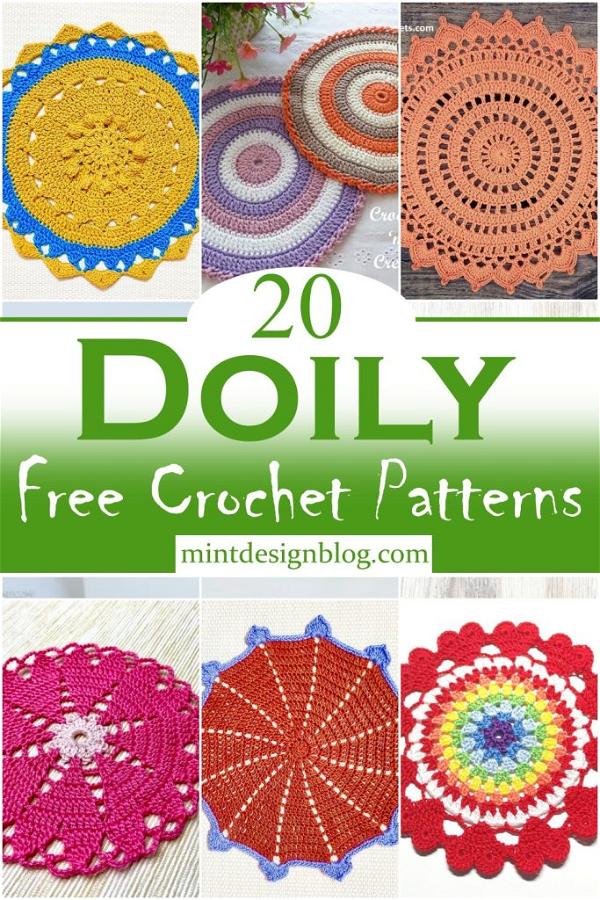 20 Free Crochet Doily Patterns To Make Today - Mint Design Blog