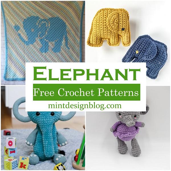Free Crochet Elephant Patterns