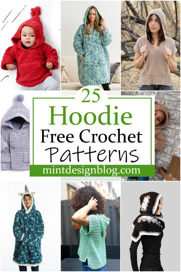 Free Crochet Hoodie Patterns 1