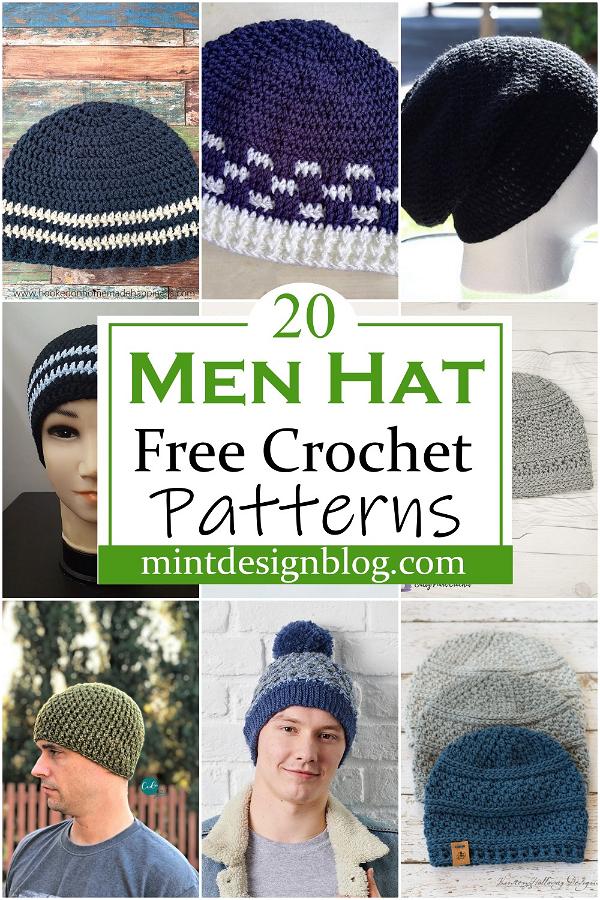 Free Crochet Men Hat Patterns 1