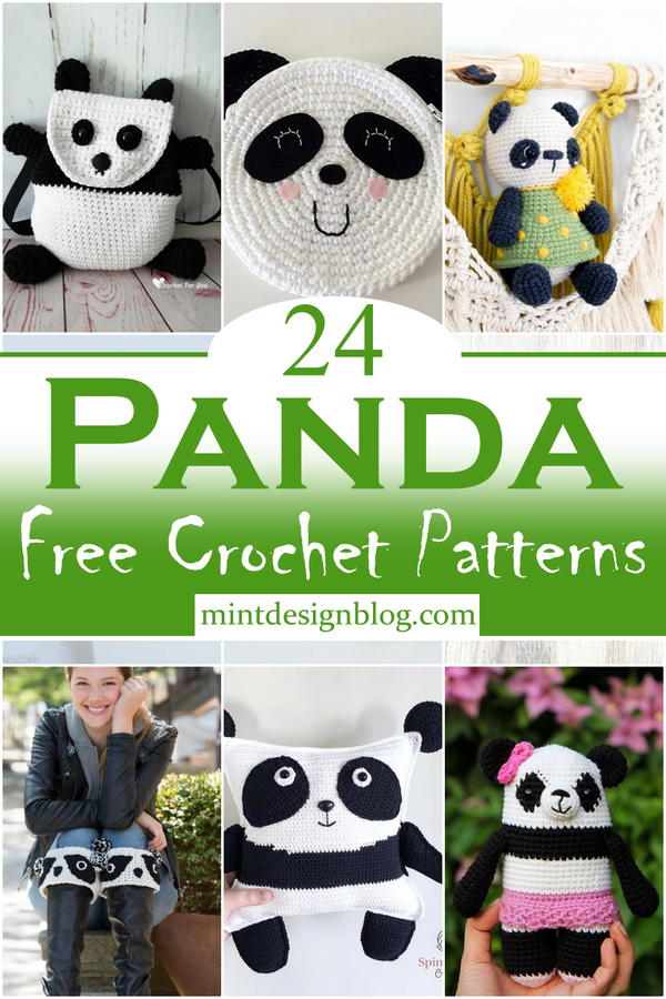 Free Crochet Panda Patterns 1