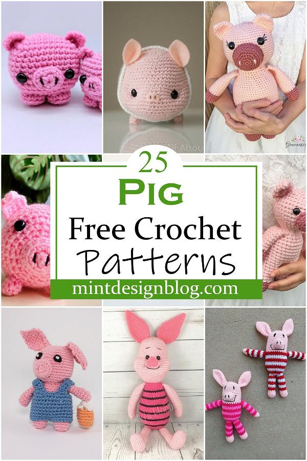 Free Crochet Pig Patterns 1